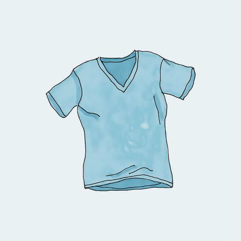 V-Neck T-Shirt - 图片 3